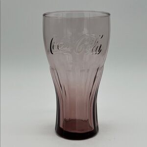 Amethyst Coca-Cola Coke Soda Pop Glass Tumbler